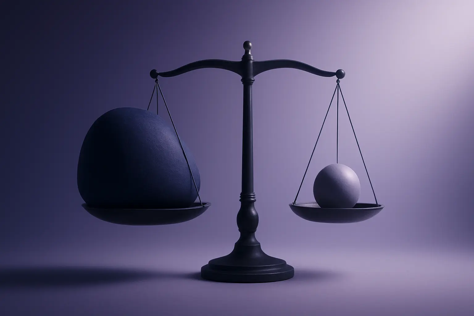 Render tridimensional de formas inventadas, en los colores de la publicación; acompaña a «Comparativas»